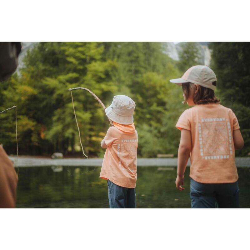 Casquette enfant 2-6 ans- MH100 beige orange motif