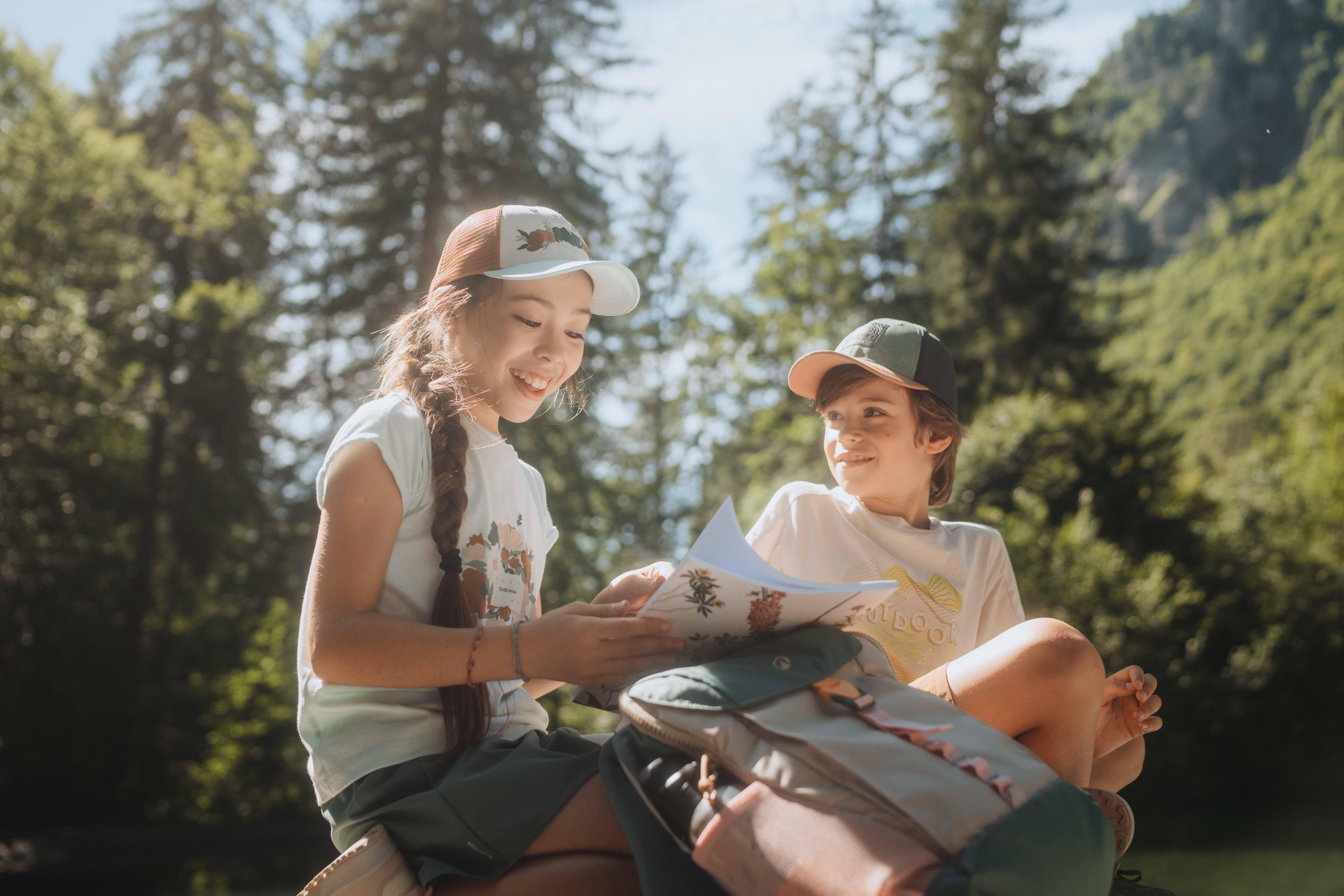 Kids’ Hiking T-Shirt - MH 100 - QUECHUA