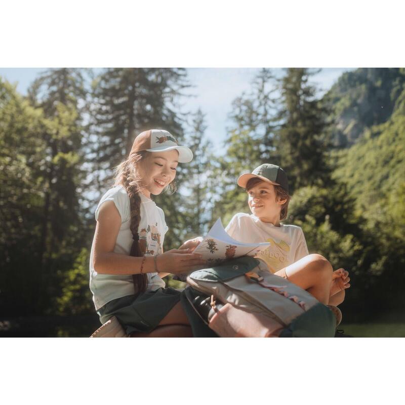 Çocuk Outdoor Tişört - 7/15 Yaş - Bej - NH100