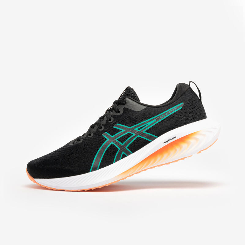Hardloopschoenen heren GEL-Excite 10 zwart groen