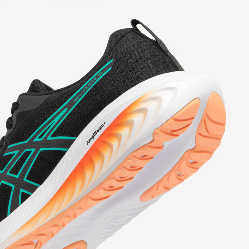 Hardloopschoenen heren GEL-Excite 10 zwart groen