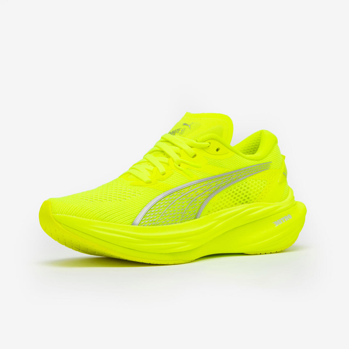 Chaussures de Running Femme, Puma Deviate Nitro 3 Jaune