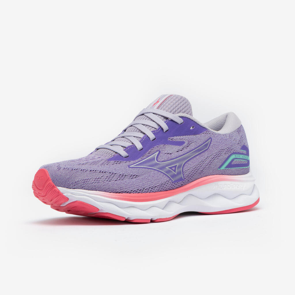 Women's Mizuno Wave Impulse - Firm road and trail running shoes - Mauve