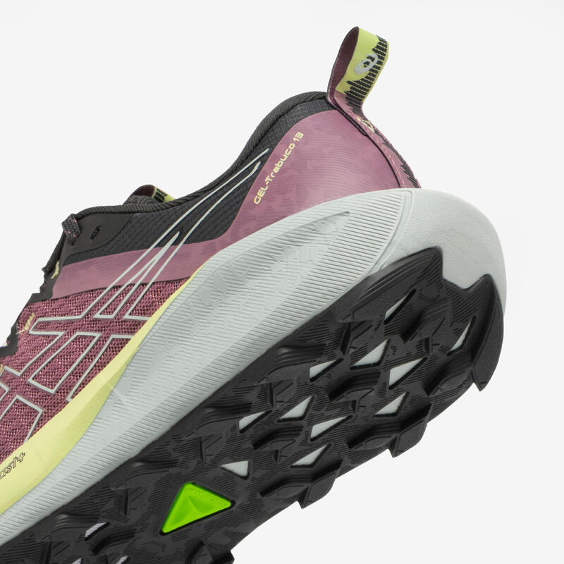 Chaussures de Trail Running Femme, Asics Gel Trabuco 13 Violet Noir