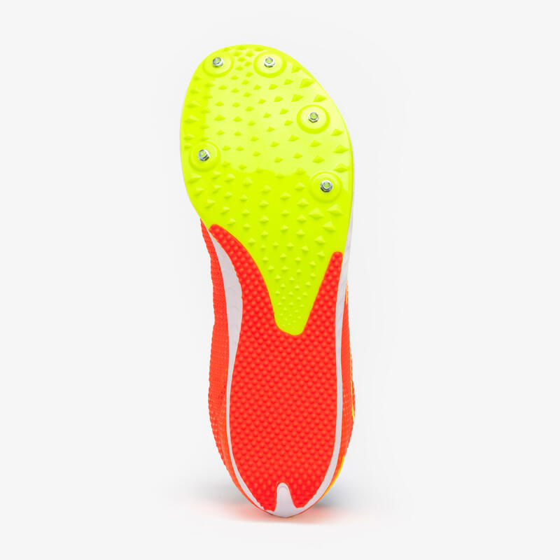 Atletiek spikes voor dames heren kinderen AT START v3 oranje