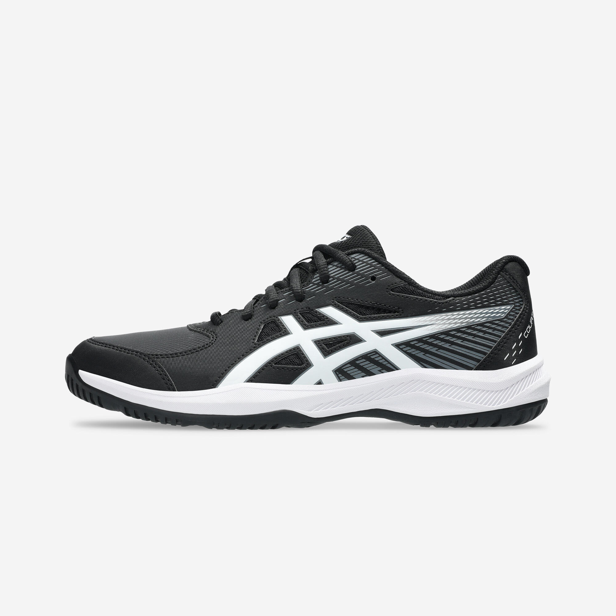 Încălțăminte de tenis orice suprafață - Asics Court Slide 4 Negru-Alb Bărbați