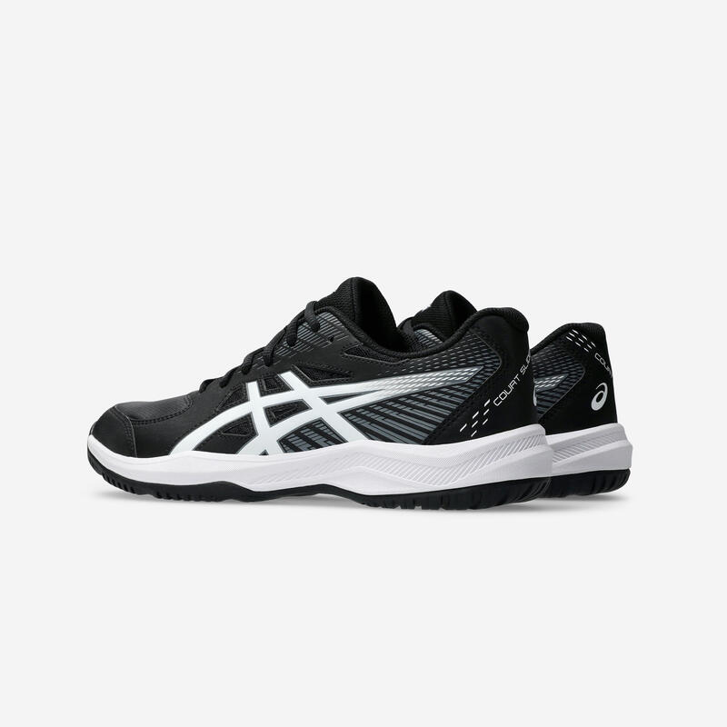 Încălțăminte de tenis orice suprafață - Asics Court Slide 4 Negru-Alb Bărbați
