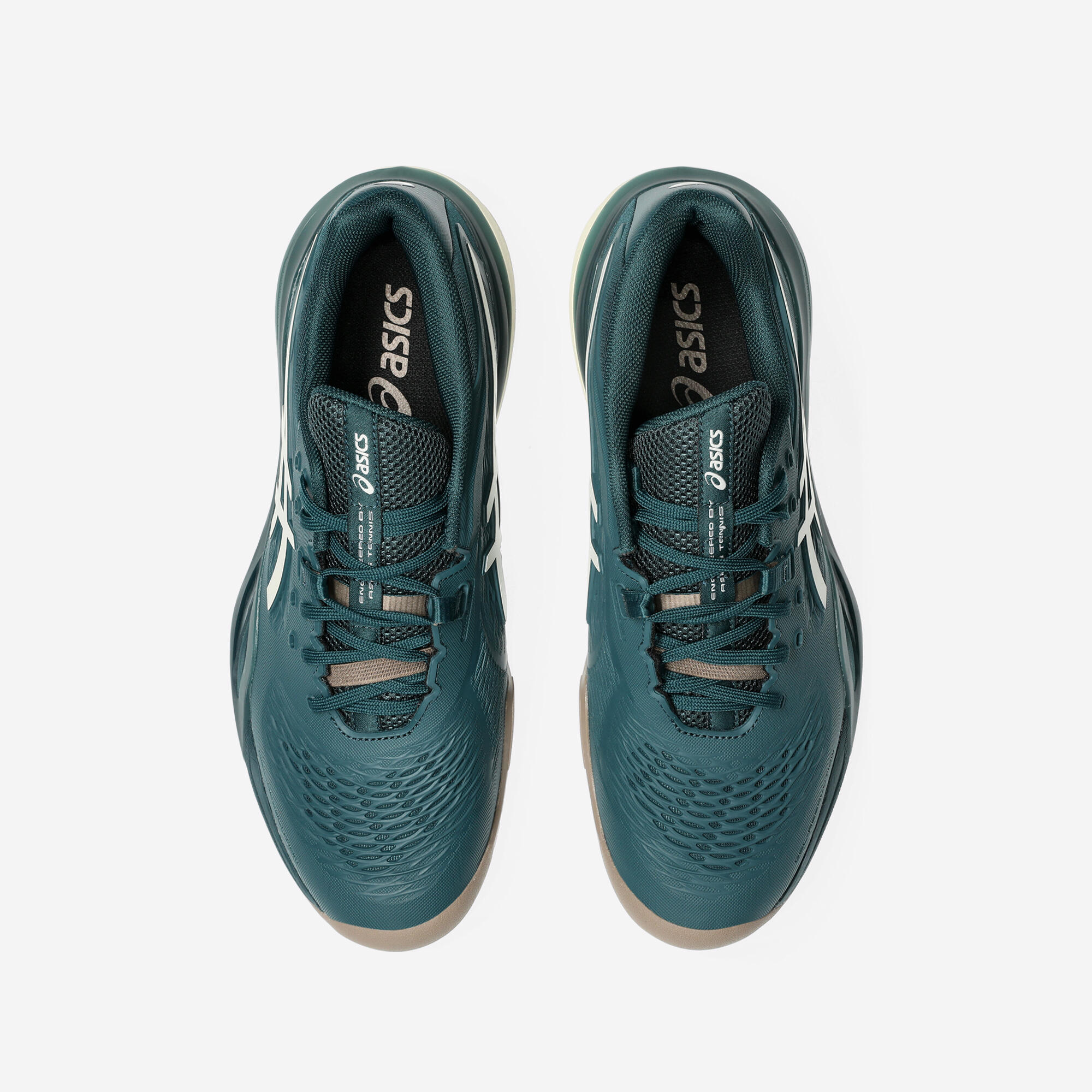Tennisschoenen voor heren Gel Resolution X multicourt groen 6/7