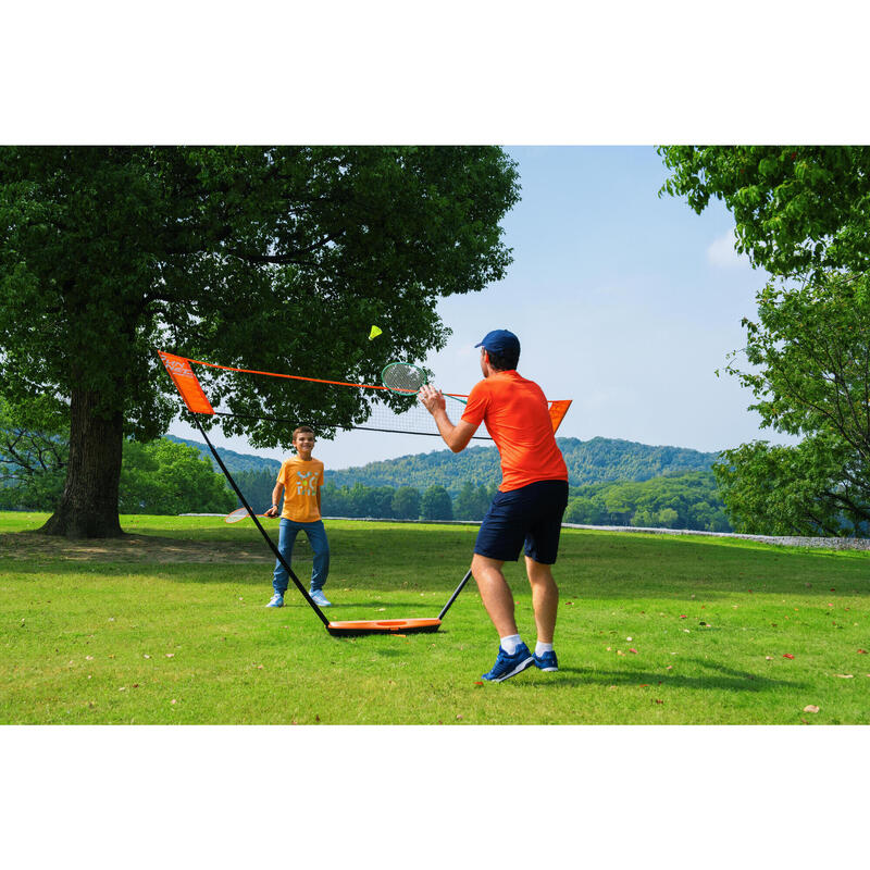 Filet de Badminton, Fun Set 3 Mètres - Orange pop