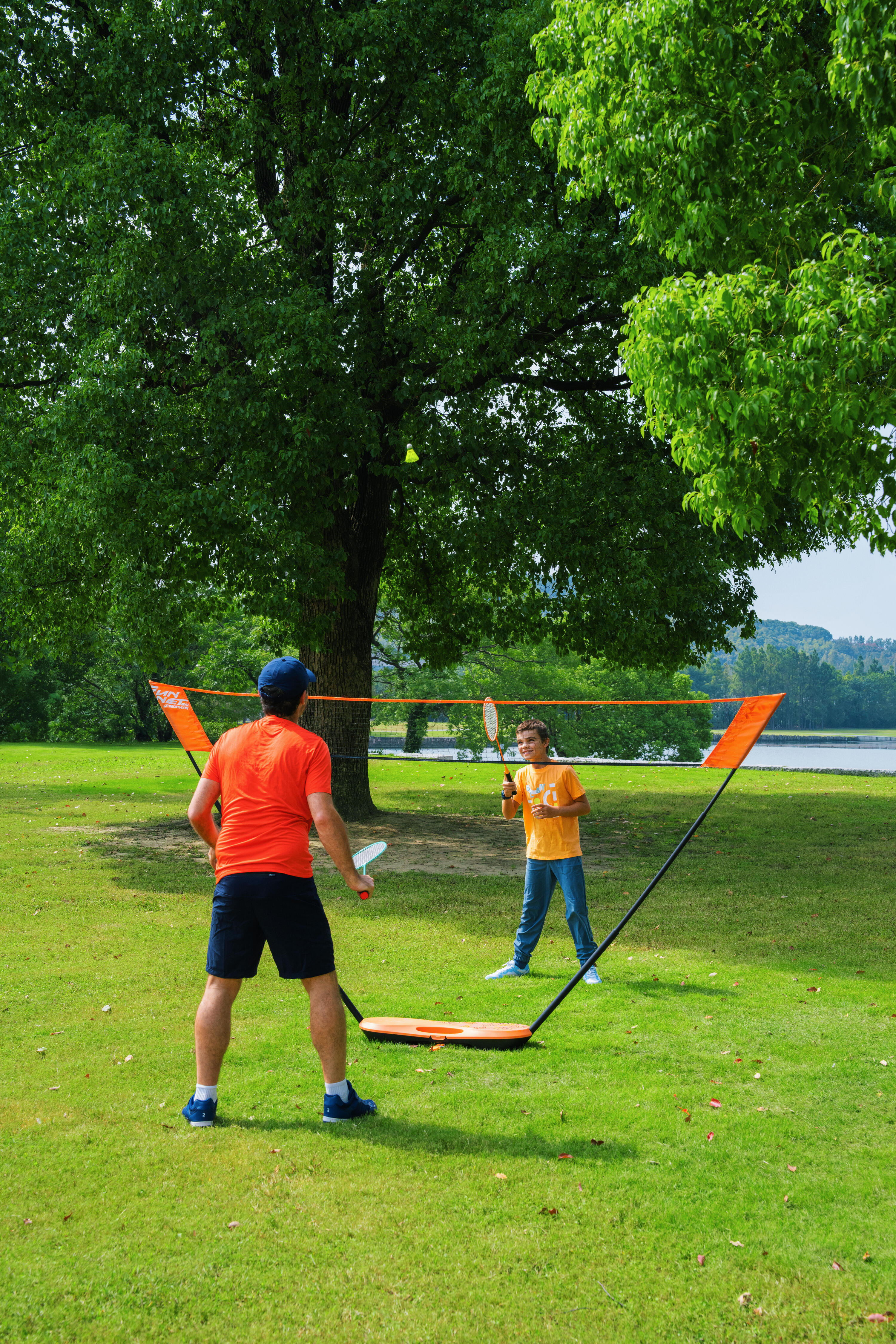 BADMINTON NET  Fun set 3 Meter Pop Orange 16/18