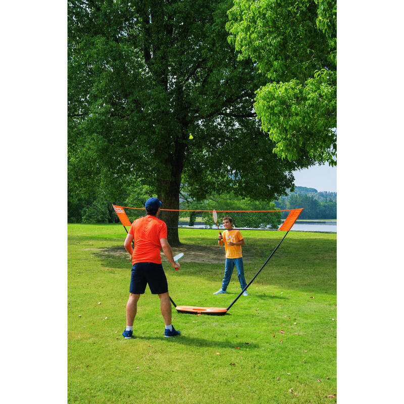 Filet de Badminton, Fun Set 3 Mètres - Orange pop