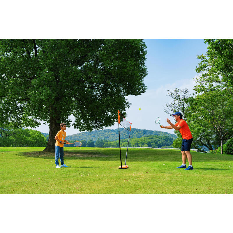 Filet de Badminton, Fun Set 3 Mètres - Orange pop