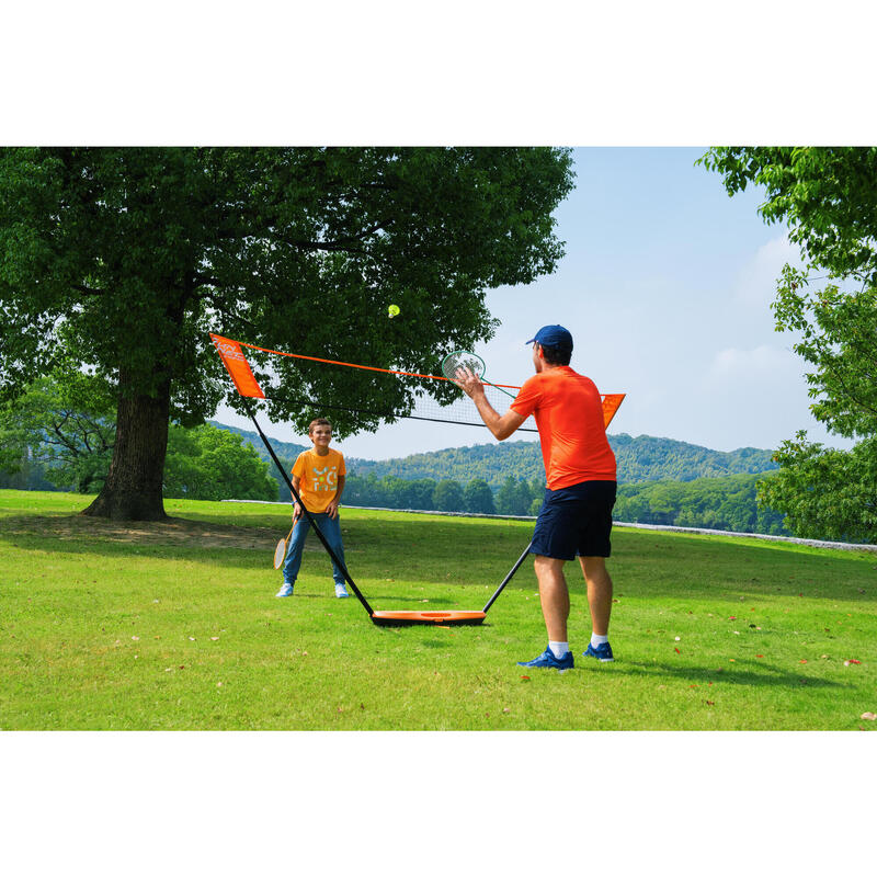 Filet de Badminton, Fun Set 3 Mètres - Orange pop