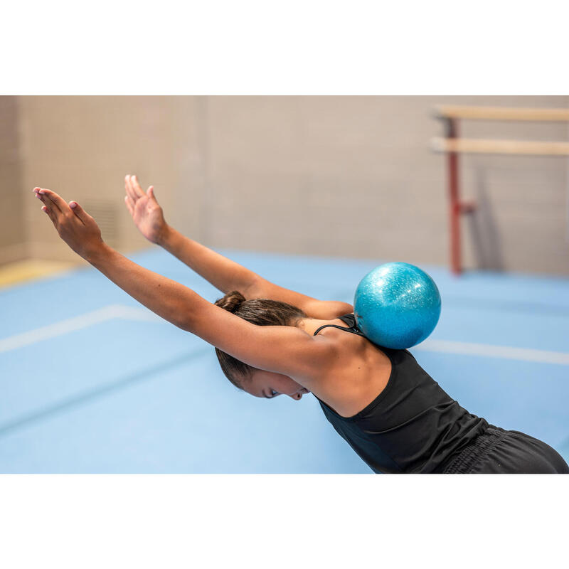 Débardeur dos nageur gym fille, noir