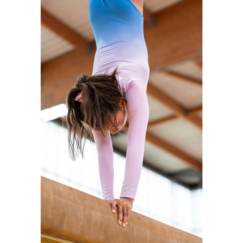Elastic de păr cu paiete gimnastică Roz Damă 