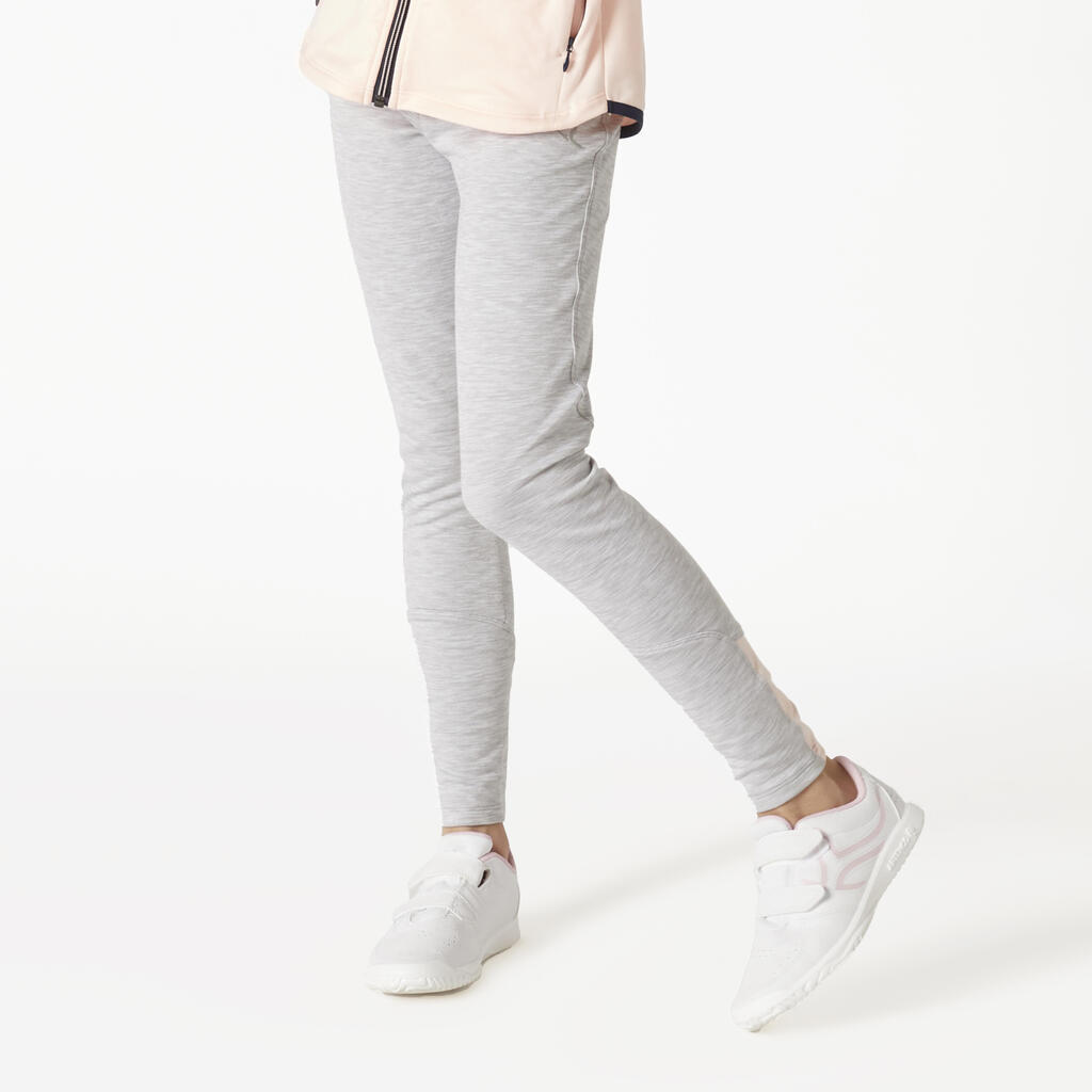 Girls' Tracksuit - Raspberry Pink/Grey