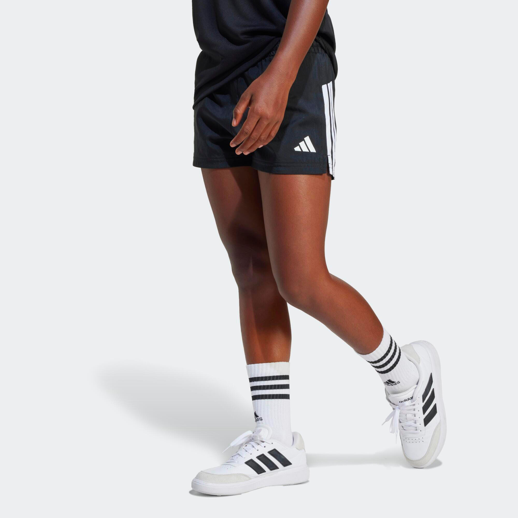 ADIDAS dievčenské šortky na cvičenie čierne 170 cm