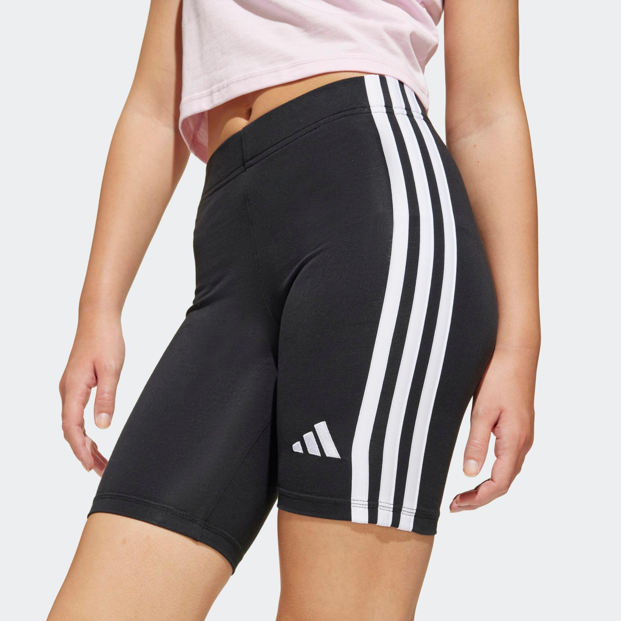 Radlerhose Mädchen Baumwolle - schwarz  4/5