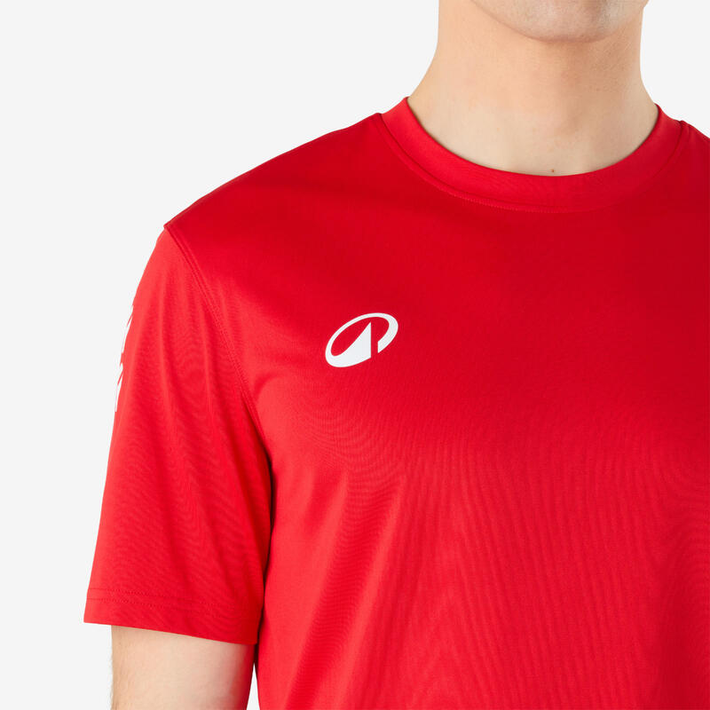Maillot de handball homme - H100 rouge
