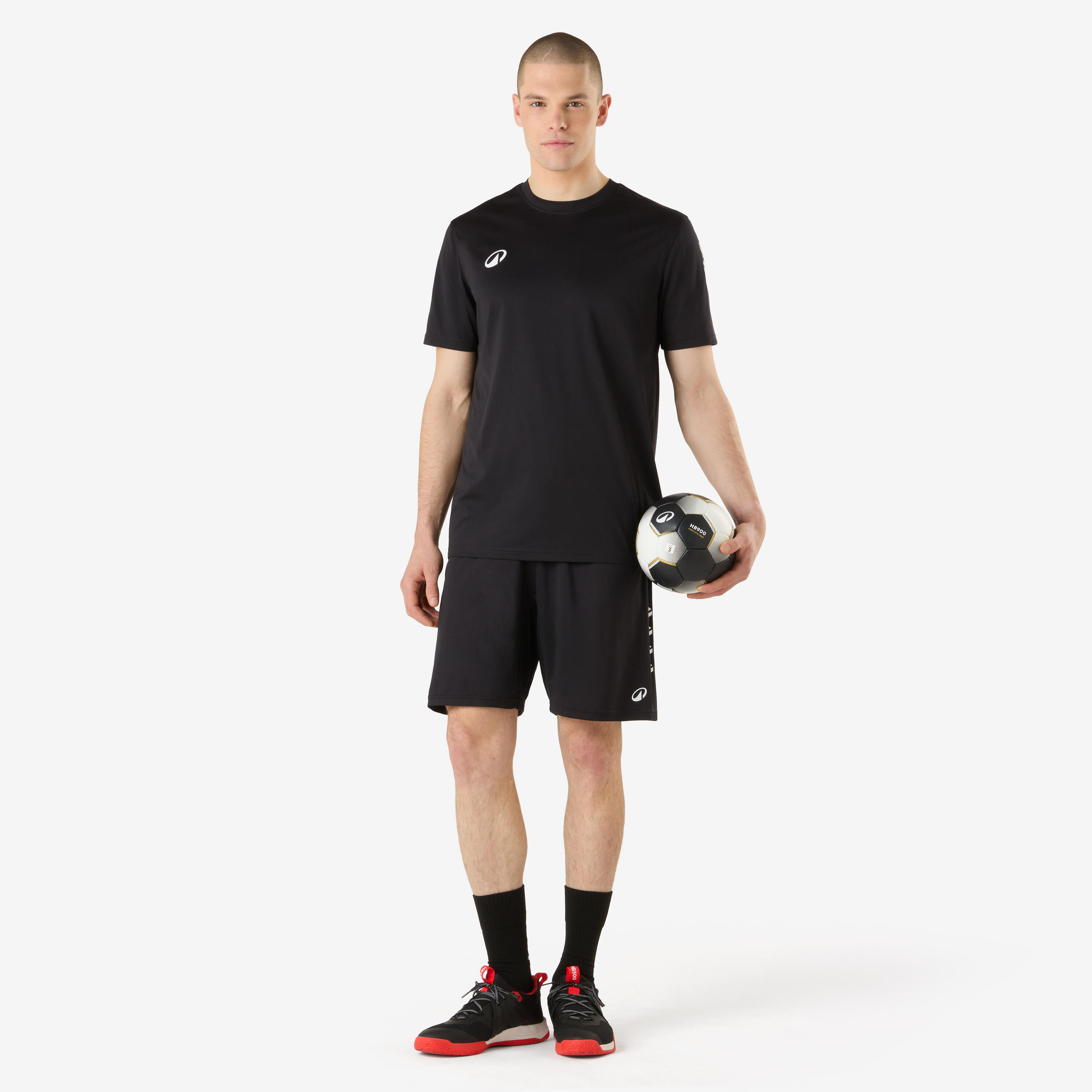 Maillot de handball Homme - H100 noir 6/11