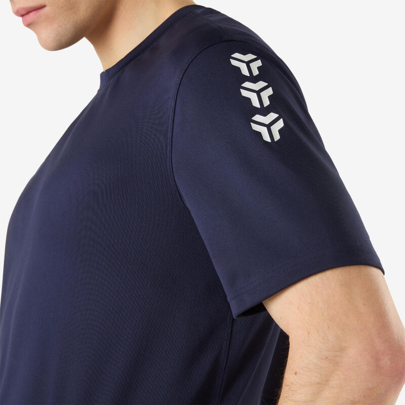 Tricou Handbal H100 Bleumarin Adulți