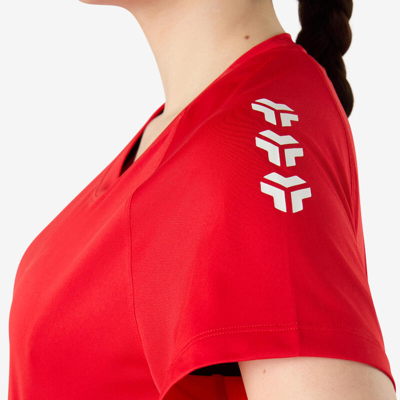 Maillot de handball femme - H100 rouge