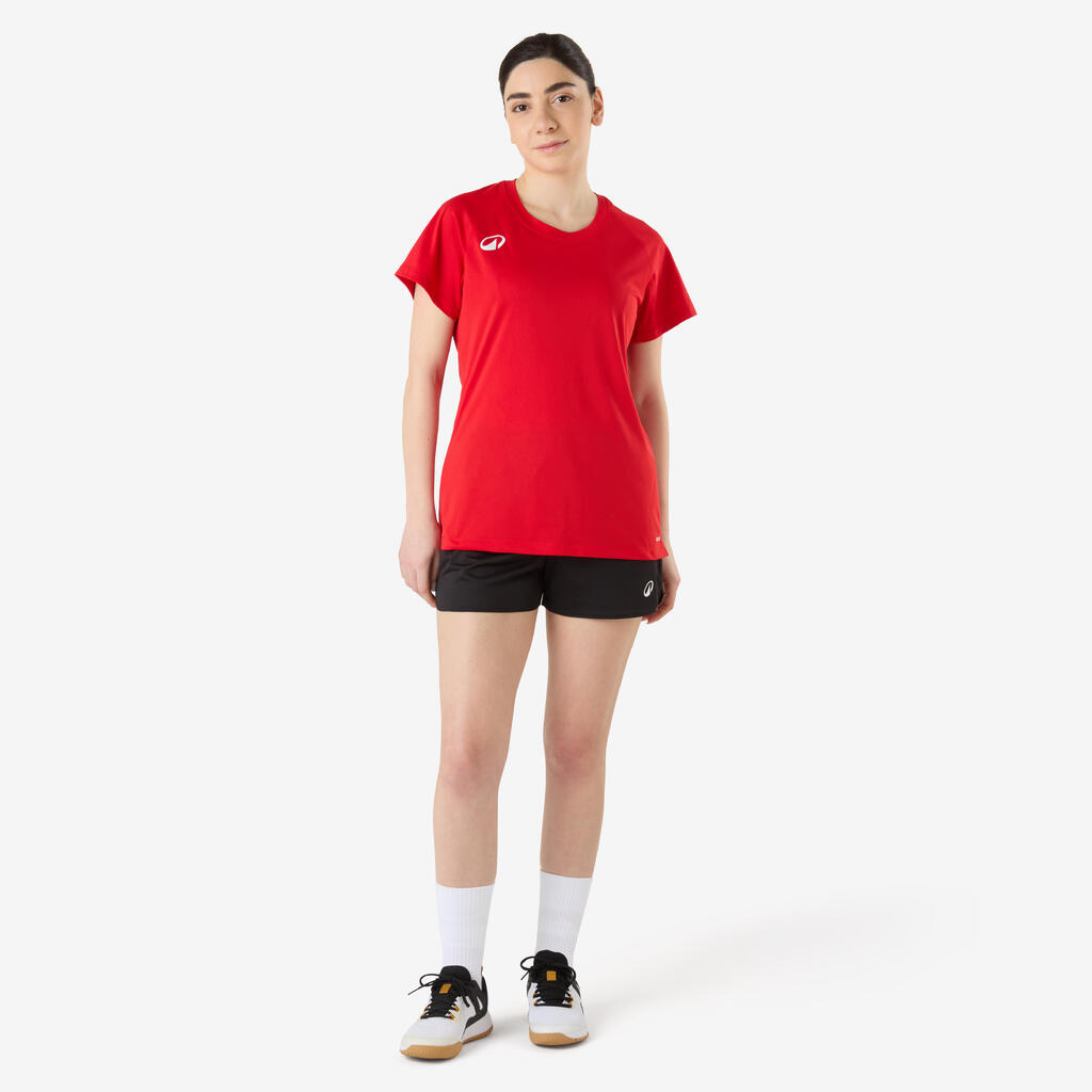 Γυναικεία μπλούζα Handball H100 - Μαύρο