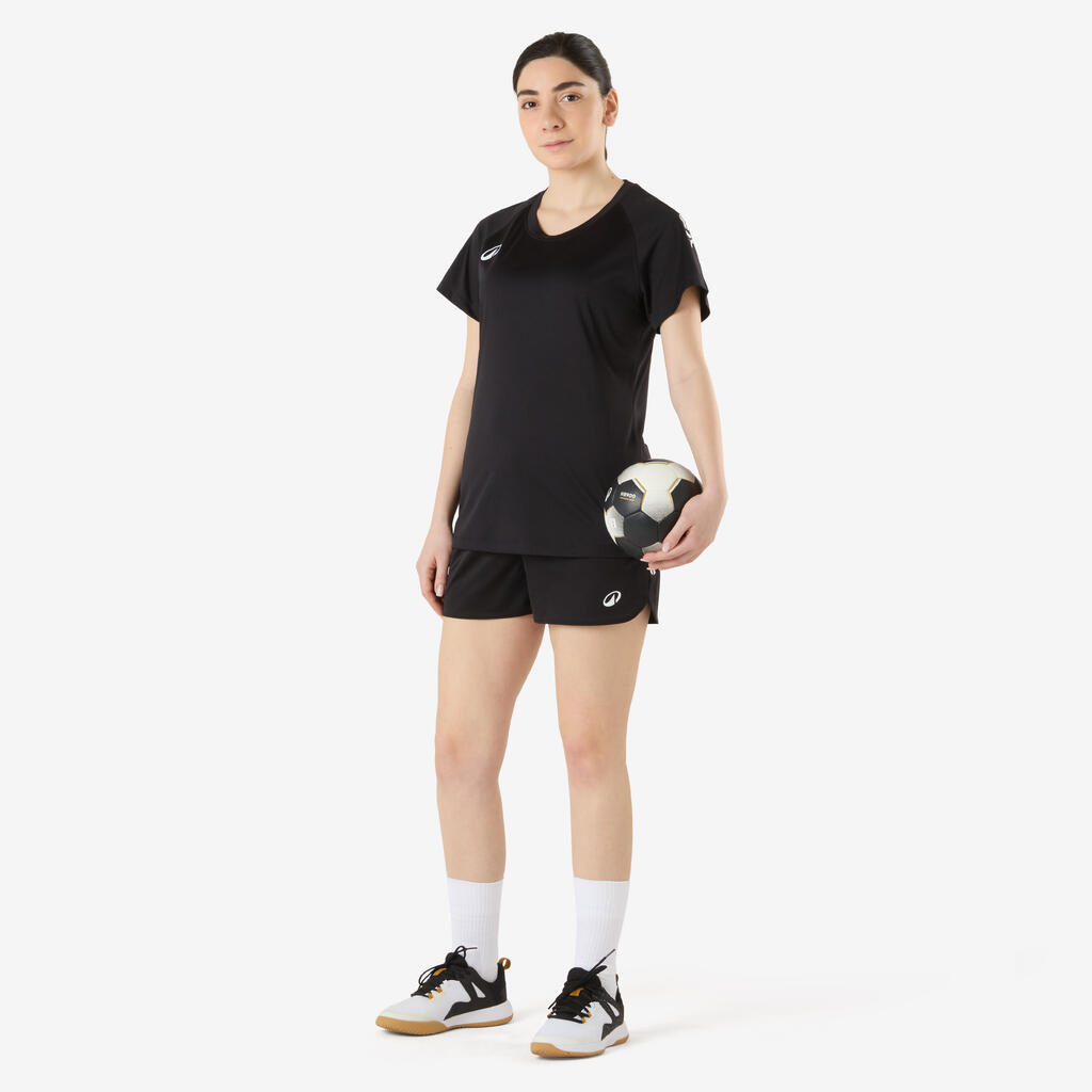 Damen Handball Trikot - H100 schwarz 
