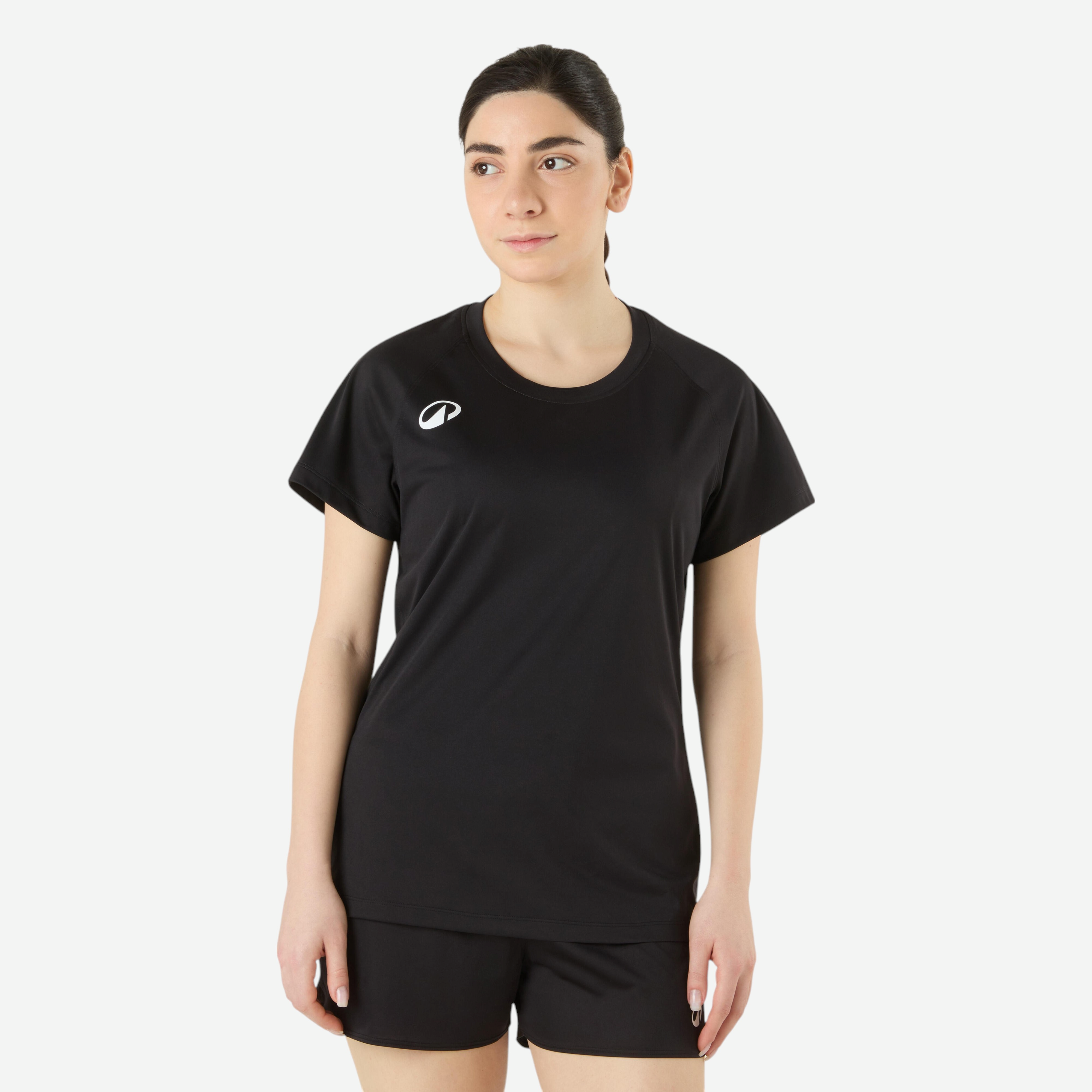 Maillot de handball femme - h100 noir - Handball - Kipsta- Clubs - Entreprises - Collectivités - Associations