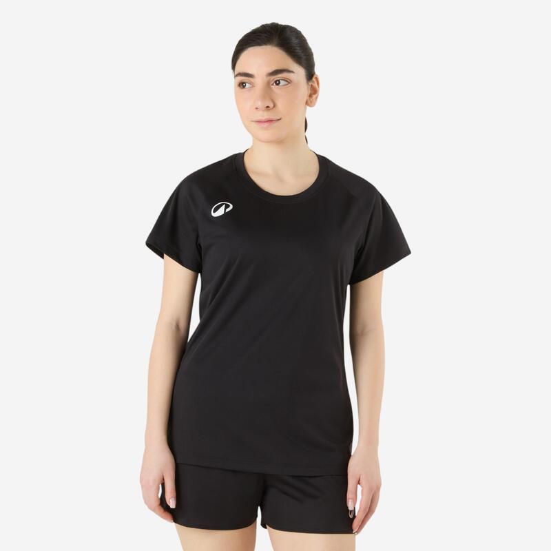Camisola de Andebol Mulher H100 Preto