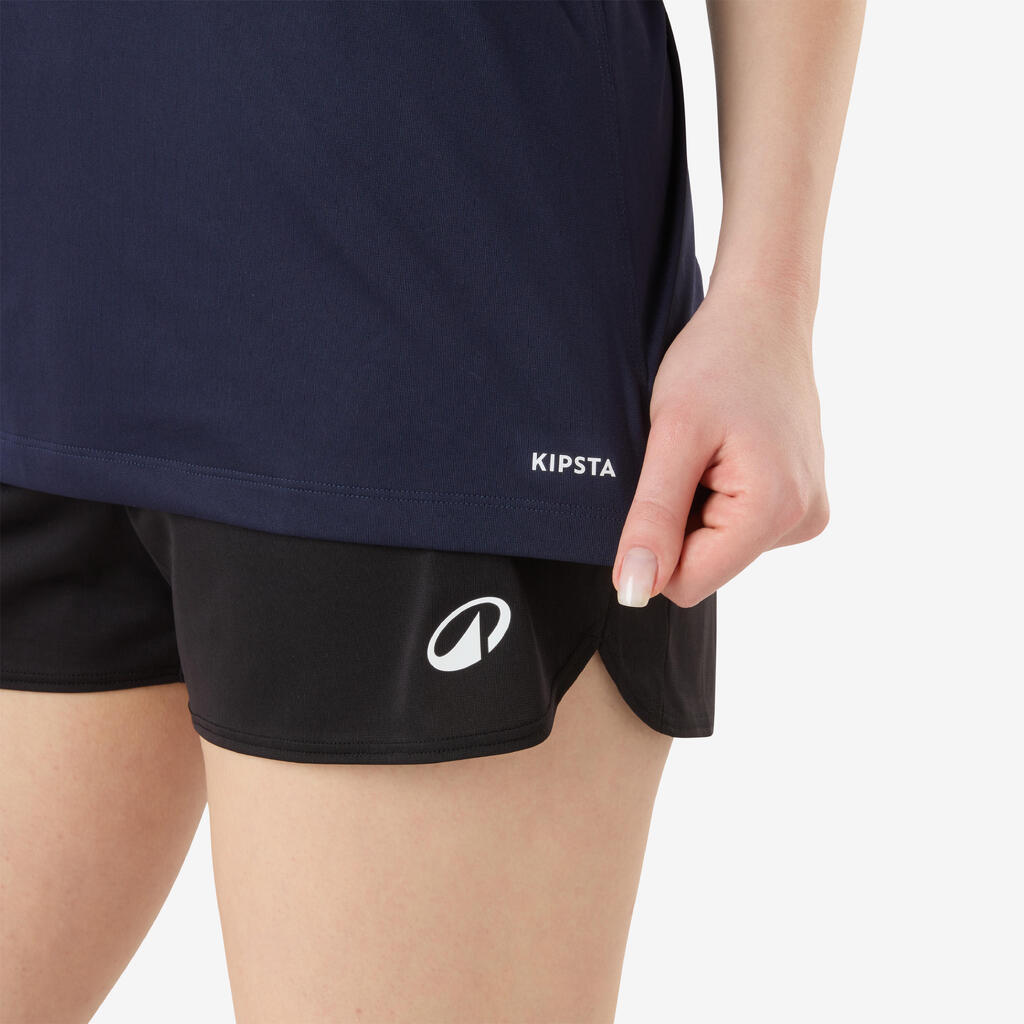 Women's Handball Shirt H100 - Black