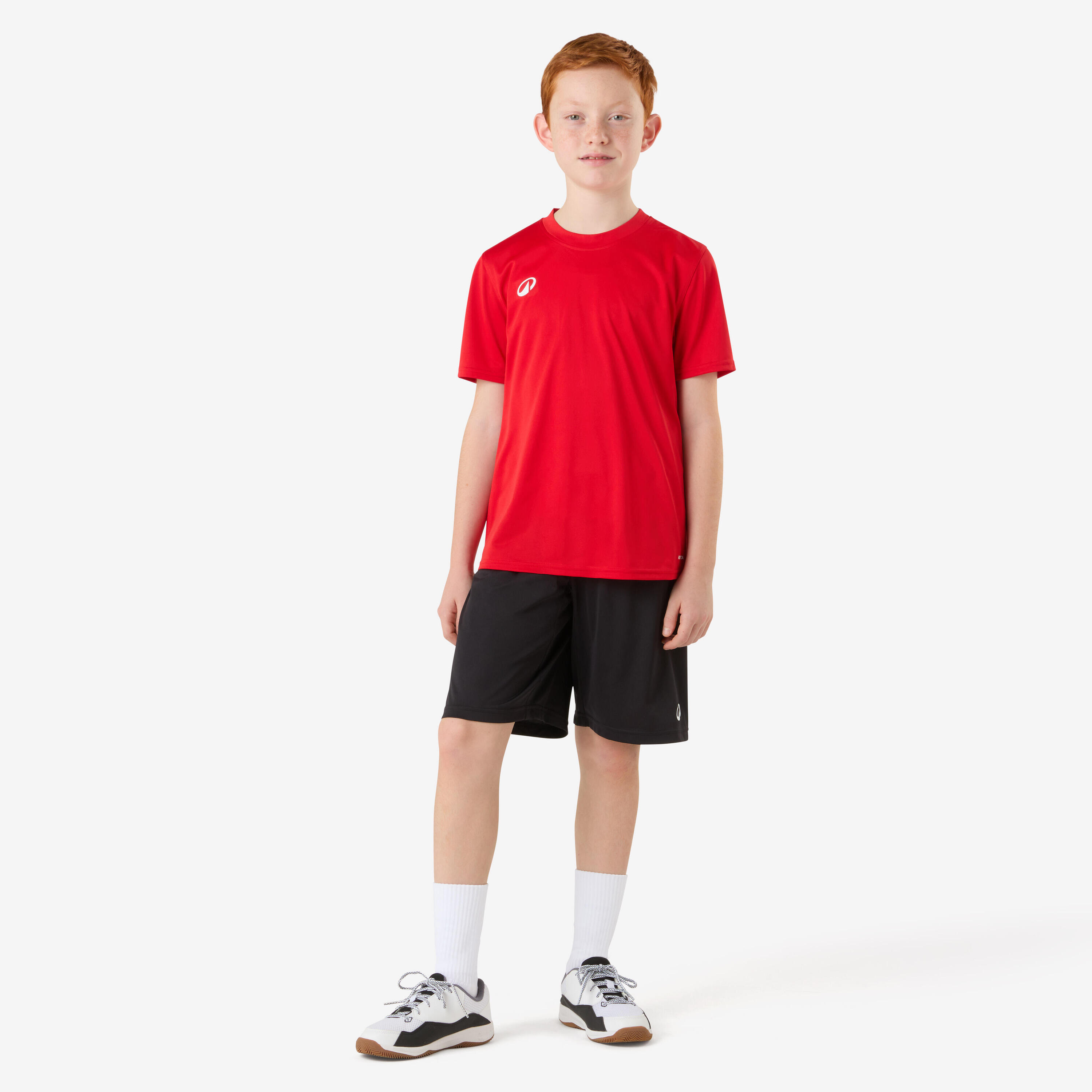 Camiseta de balonmano niño - H100 rojo 7/12