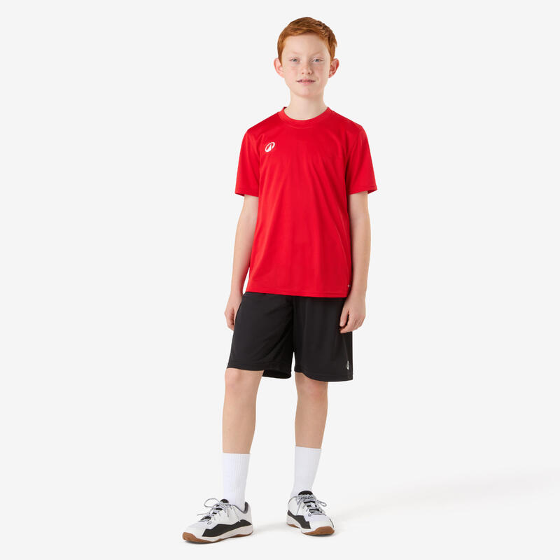 Tricou Handbal H100 Roşu Copii 