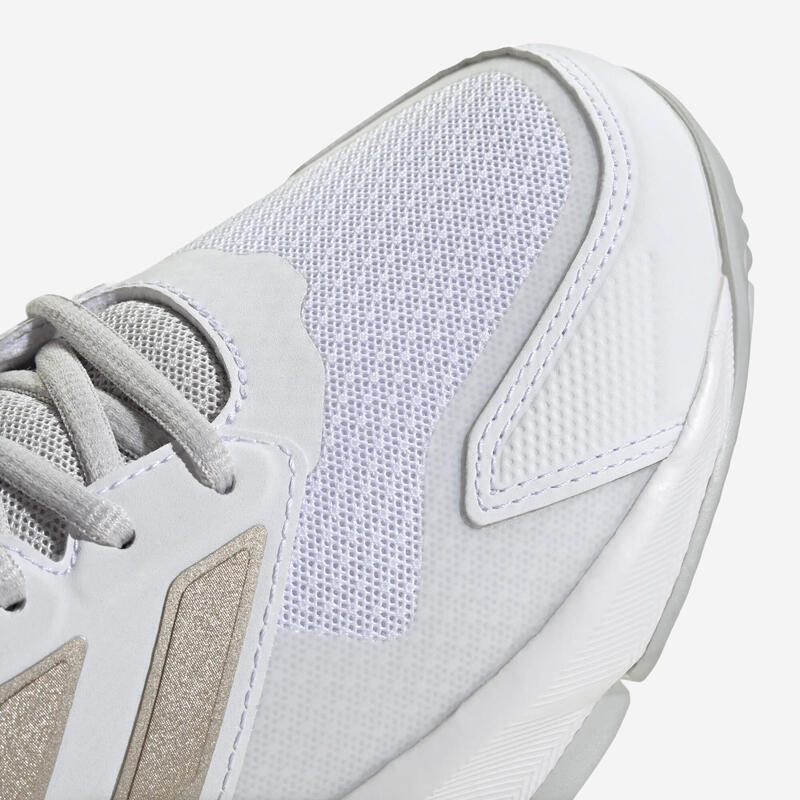 Chaussure de tennis femme Multicourt - Adidas Courtjam Control 3 blanc rose
