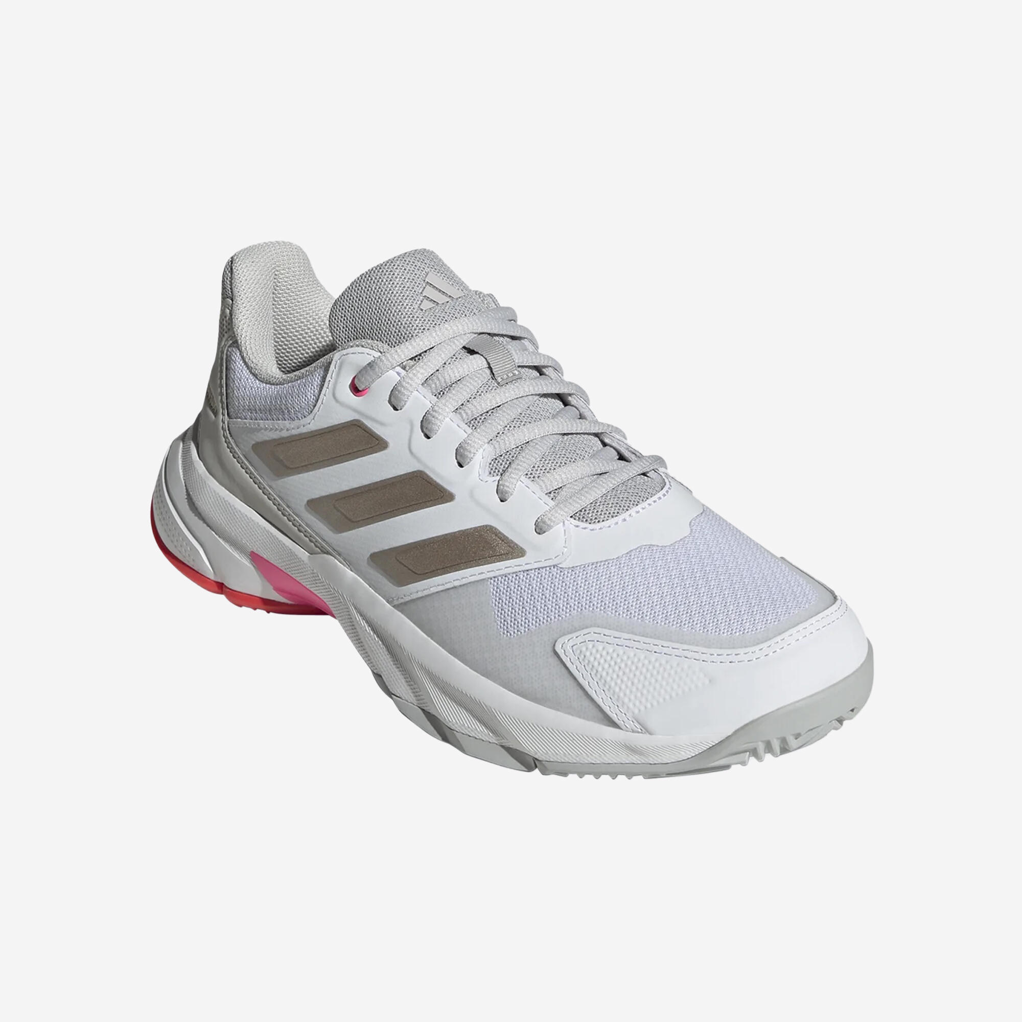 Multicourt tennisschoenen voor dames CourtJam Control 3 wit roze 2/9
