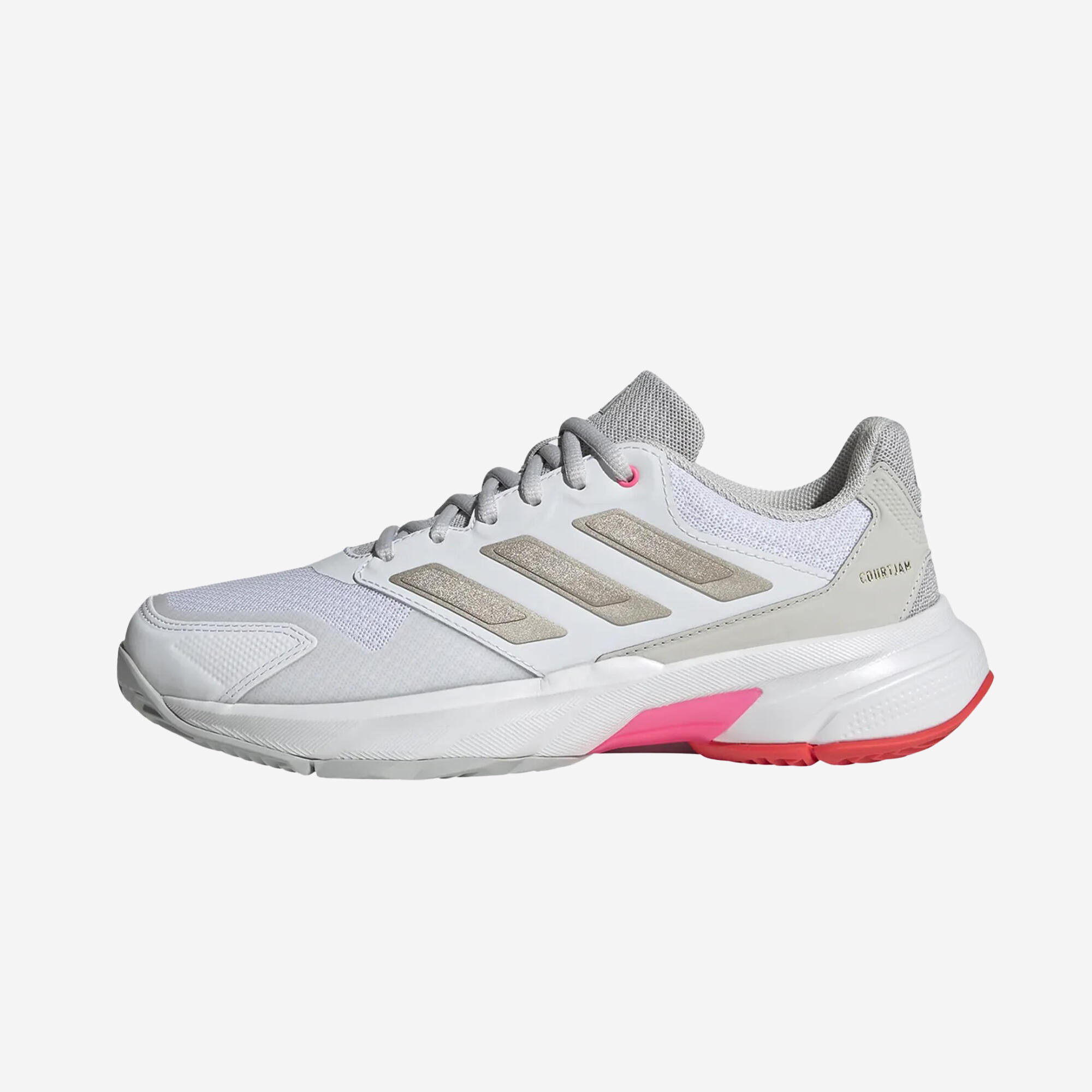 ADIDAS Multicourt tennisschoenen voor dames CourtJam Control 3 wit roze