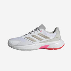 Chaussure de tennis femme Multicourt - adidas Courtjam Control 3 blanc rose