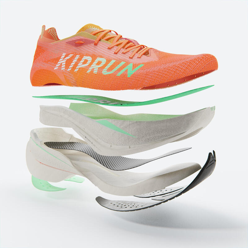 Hardloopschoenen met carbonplaat voor heren KD900X LD+ oranje