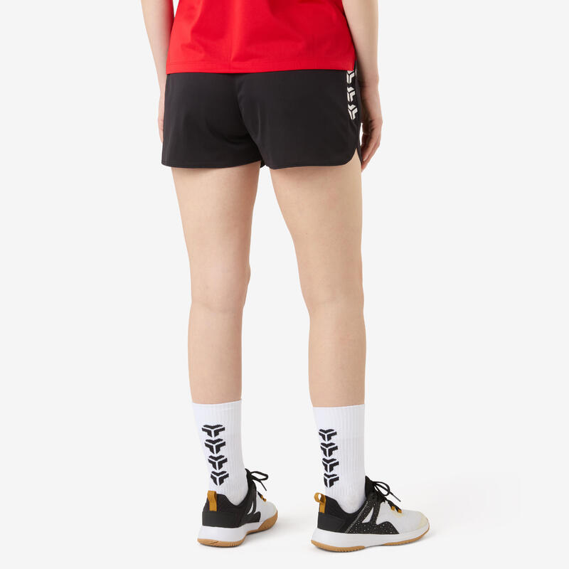 Short de handball femme - H100 noir