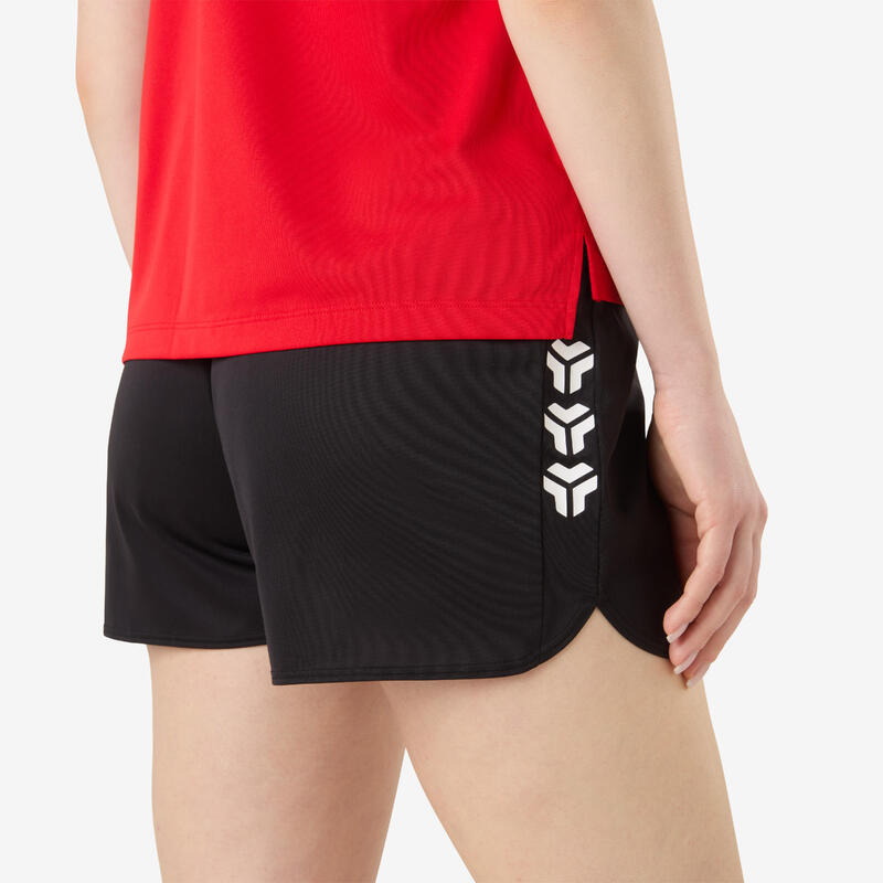 Short de handball femme - H100 noir