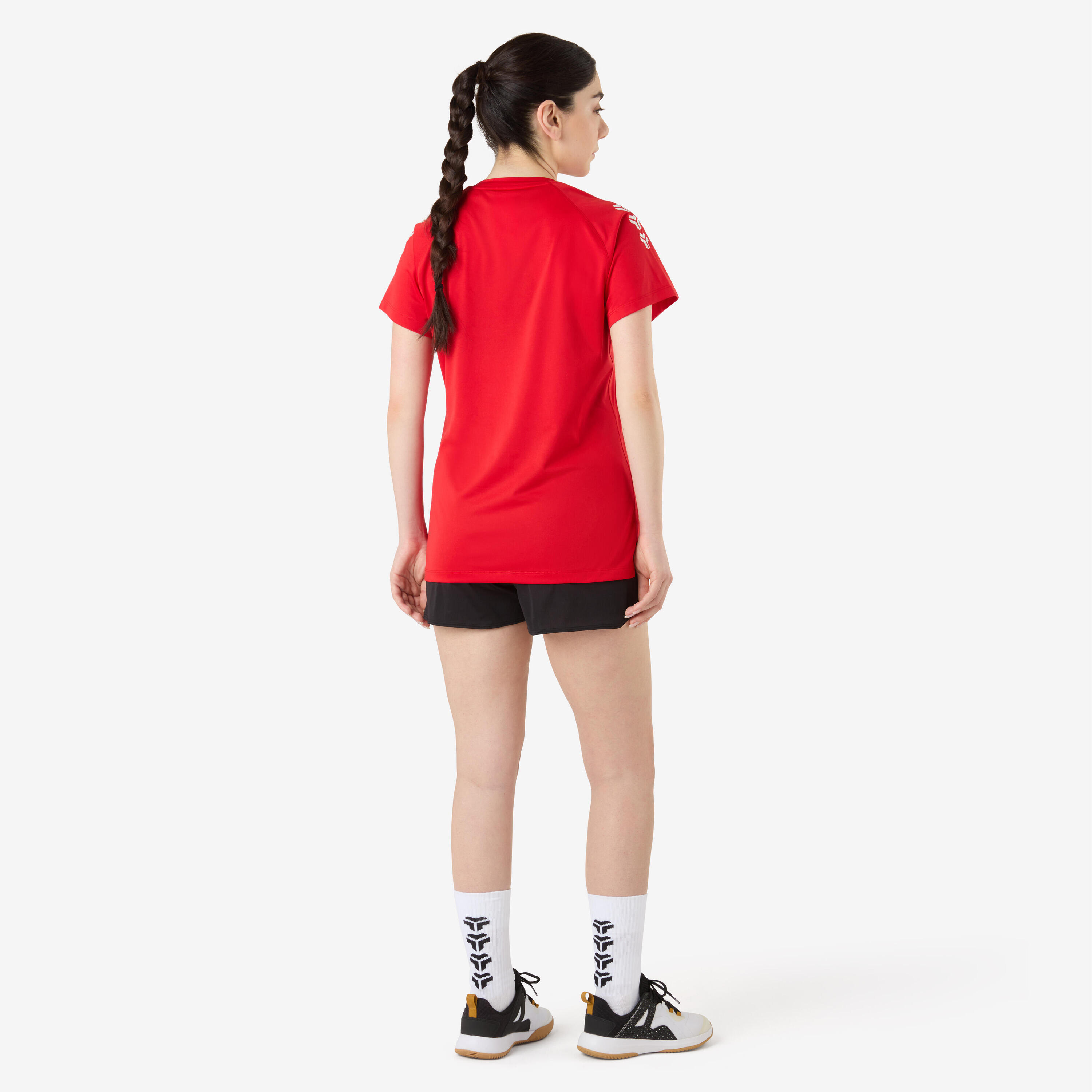 Short de handball femme - H100 noir 7/14