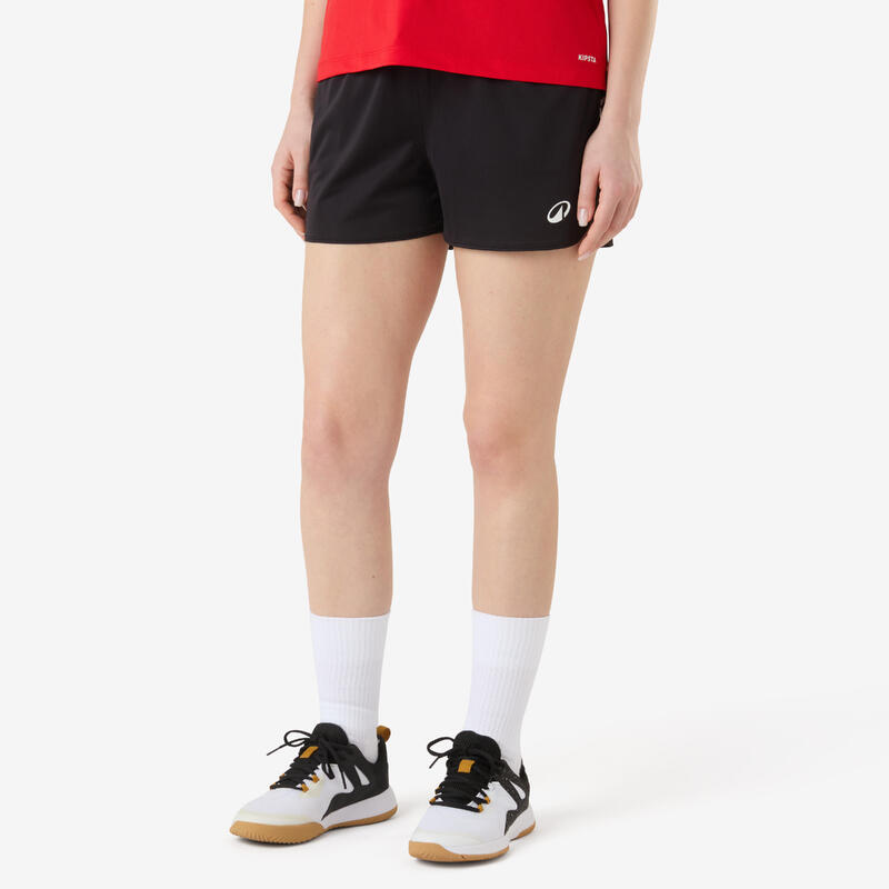 Short de handball femme - H100 noir