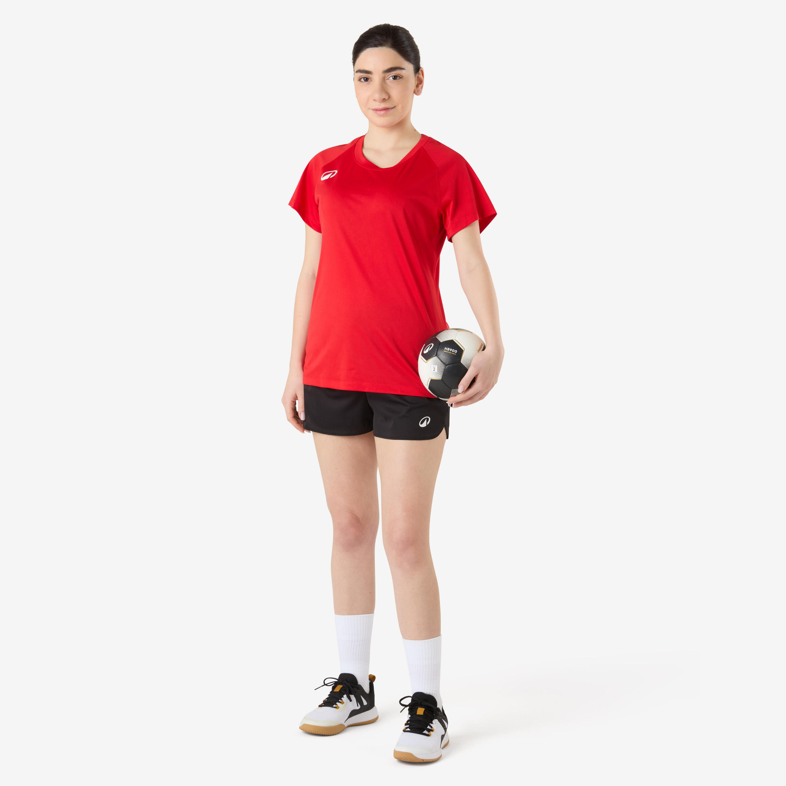 Short de handball femme - H100 noir 6/14