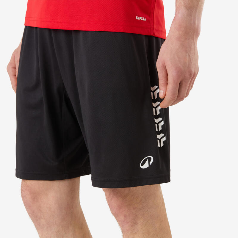 Șort Handbal H100 Negru Bărbați