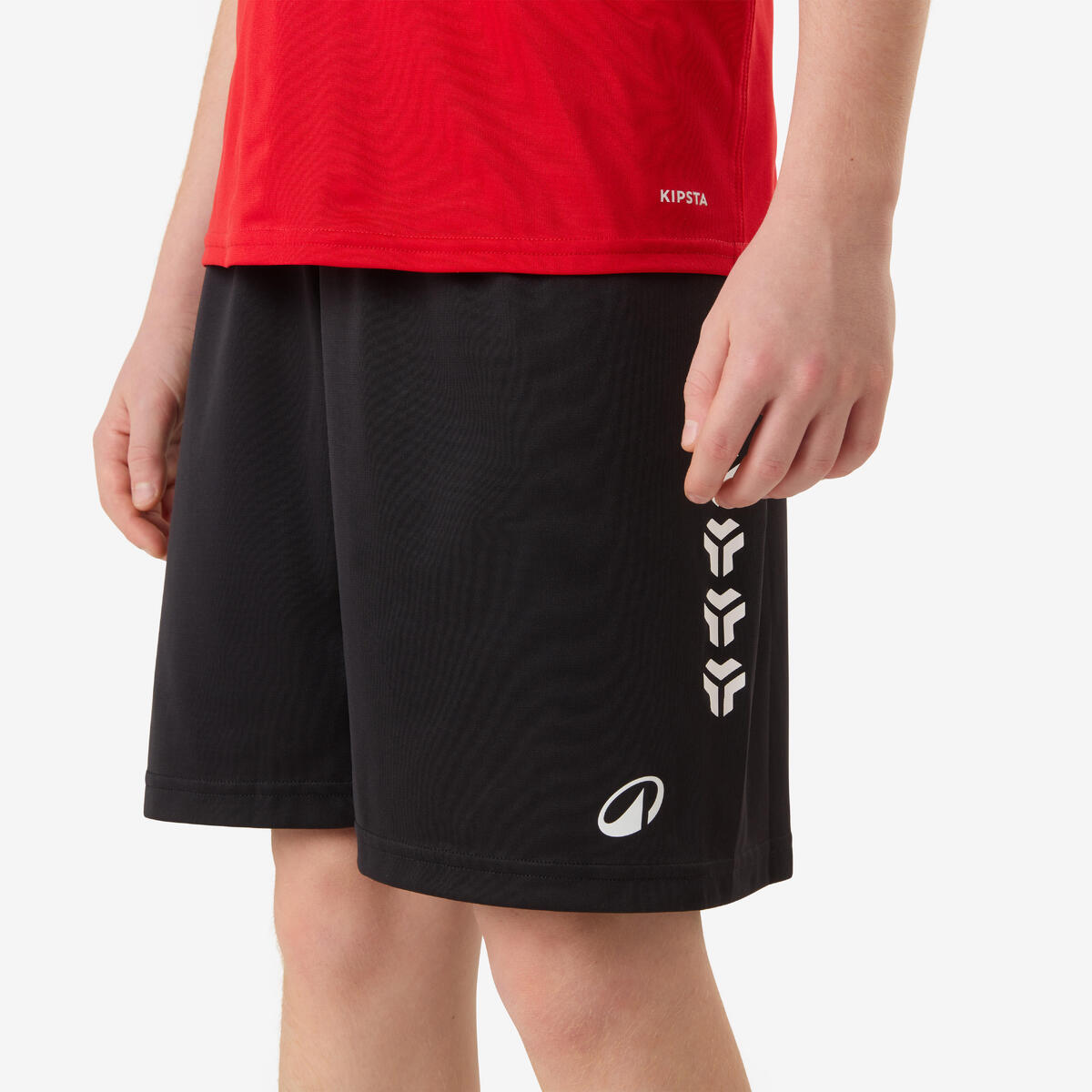 Short de handball enfant - H100 noir