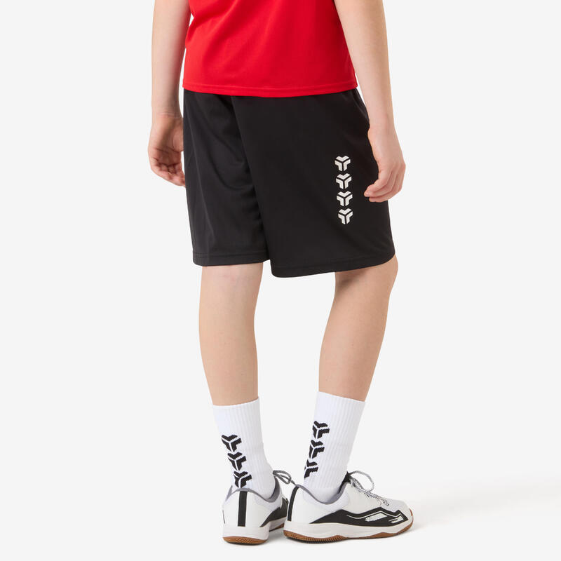 Short de handball enfant - H100 noir