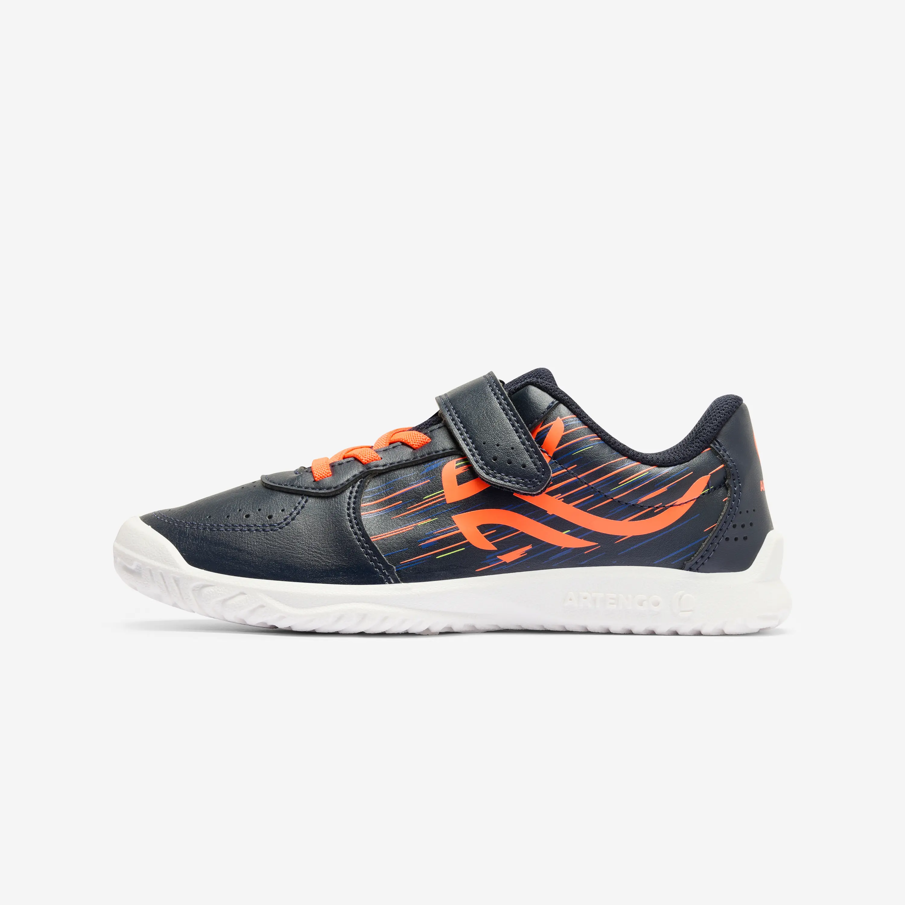 Buty tenisowe na rzepy dla dzieci TS130 wytrzymałe