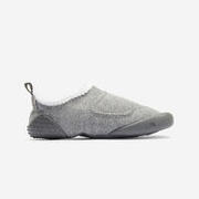 Zapatillas Bebé primeros pasos Domyos 550 forro polar gris tallas 20 al 30