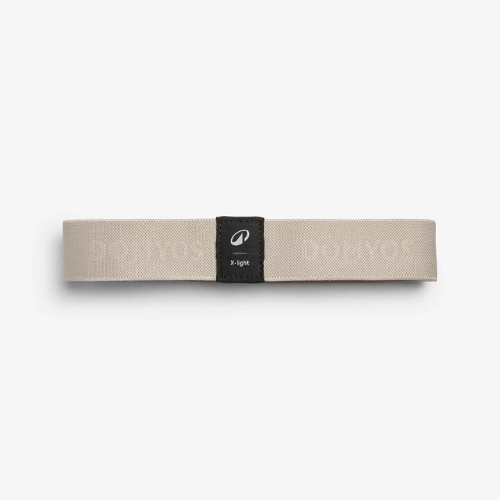 DOMYOS Weerstandsband voor bilspieren textiel extra licht beige
