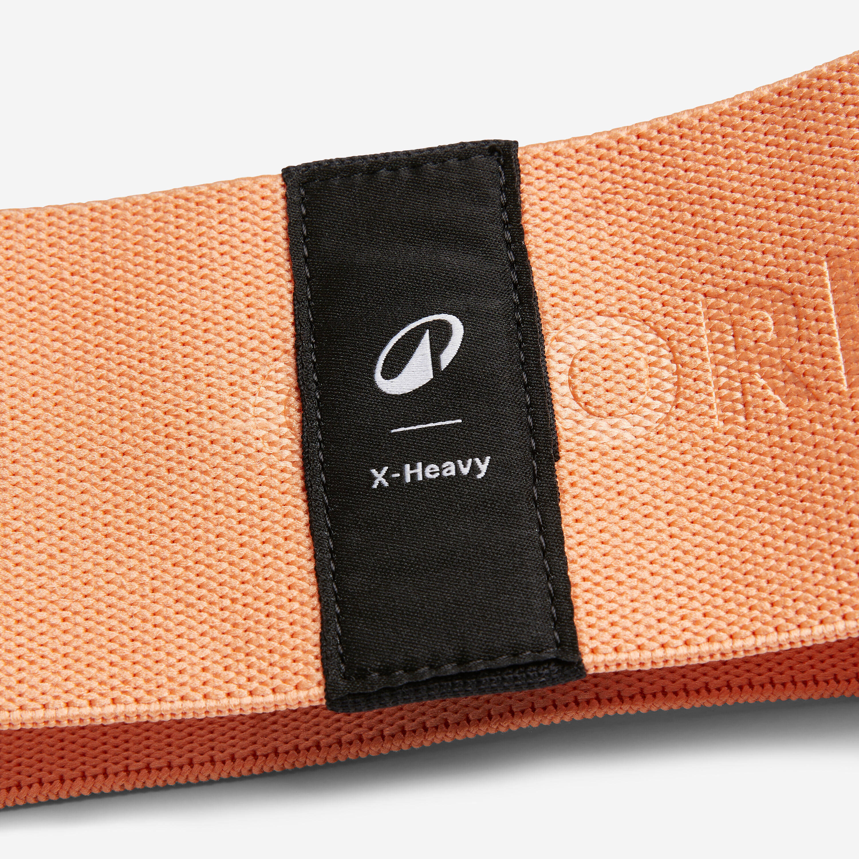 Fitness High Resistance Fabric Glute Band 30 kg - Peach Orange -  2